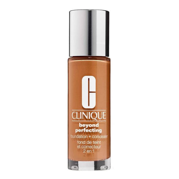 Fond de ten lichid și corector 2-în-1 Clinique Beyond Perfecting, fără parabeni, finisaj mat, nuanța 23 Ginger, 30 ml