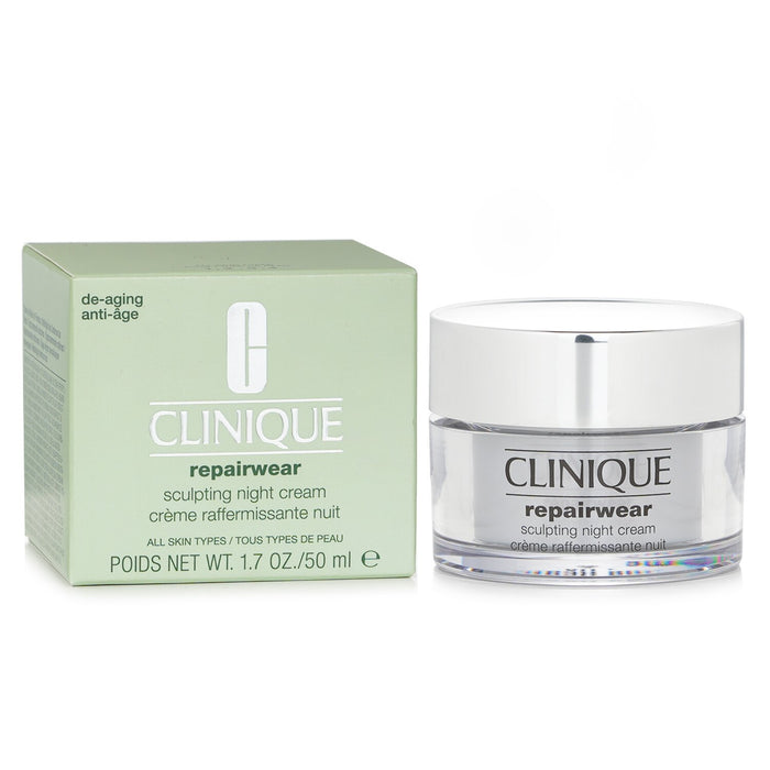 Cremă de noapte pentru față Clinique Repairwear, fermizantă, pentru toate tipurile de ten, 50 ml
