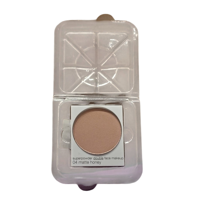 Pudră compactă Clinique Superpowder Double Face Makeup, finisaj mat, nuanța 04 Matte Honey, 5 g, tester