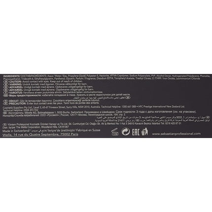 Pasta de păr Sebastian Professional Eruptek, negru, 75ml