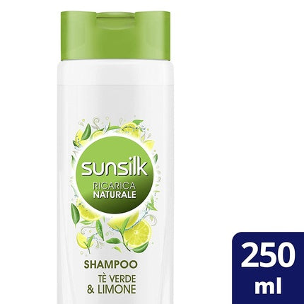 Șampon refil Sunsilk Natural Refill, Te Verde & Lămâie, Detox Effect, 250ml