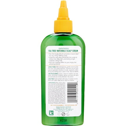 Serum Scalp, Fantasia, Tea Tree Naturalis, Verde, 4 Oz