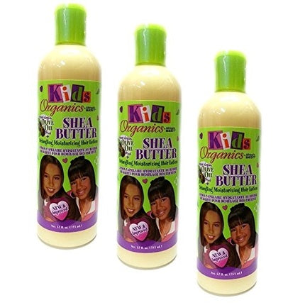 Loțiune de păr pentru copii, Africa's Best Kids Shea Butter, cu unt de shea și vitamina E, 355ml