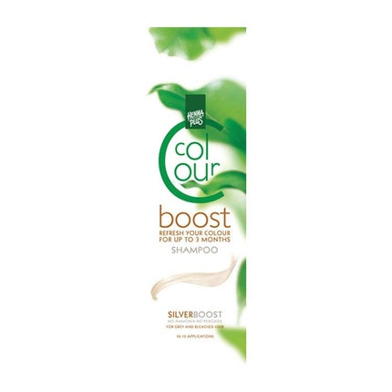 Șampon Hennaplus Colour Boost Silver pentru culoarea argintie a părului