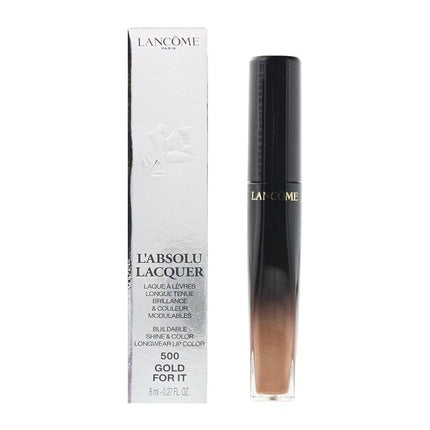 Ruj lichid Lancôme L'Absolu Lacquer 500 Gold For It, 8ml