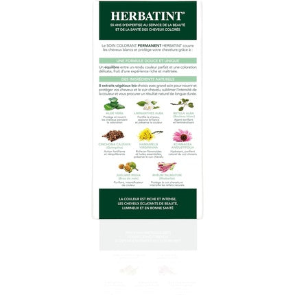 Vopsea de păr permanentă Herbatint 3N Marron Închis 150ml