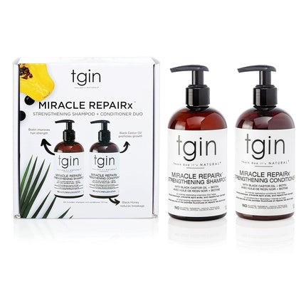 Set Îngrijire Păr, TGIN, Miracle Repairx, maro, 368g