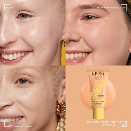 Buttermelt Glaze Soft Glow Skin Tint SPF 30, Nyx Professional Makeup