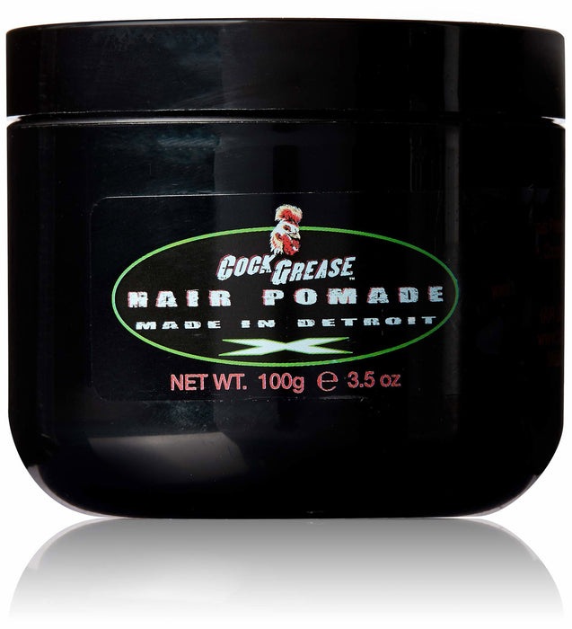 Pomadă pentru coafat Cock Grease Extra Stiff X, finisaj lucios, fixare extra, 100 g