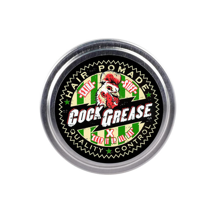 Pomadă de coafat Cock Grease Extra Stiff X, fixare puternică, finisaj lucios, 50 g