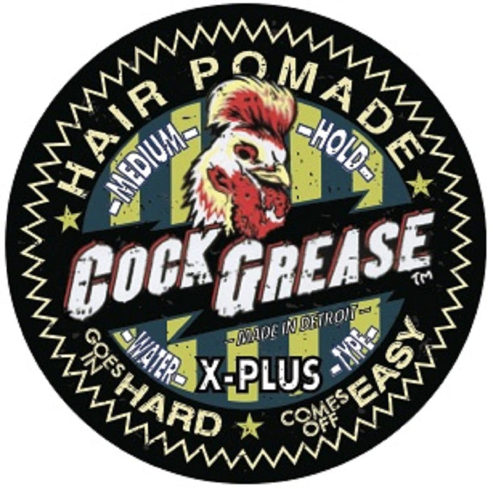 Pomadă pentru coafat Cock Grease X Plus, finisaj mat, fixare medie, 50 g