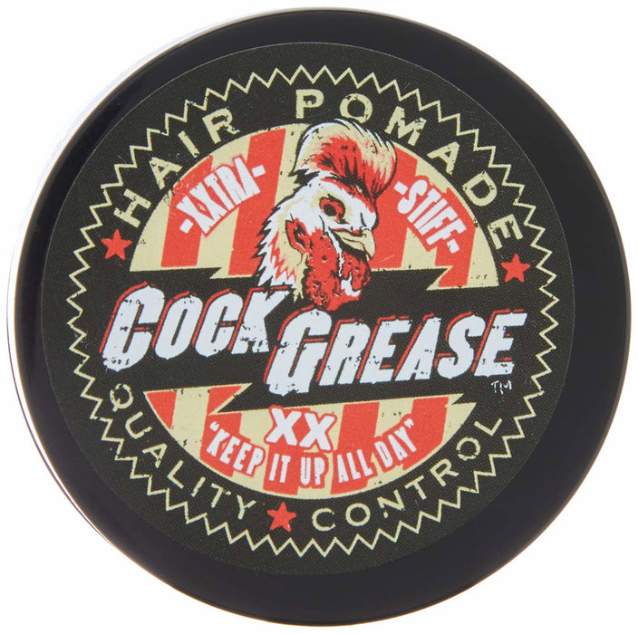 Pomadă pentru coafat Cock Grease Xxtra Stiff XX, finisaj lucios, fixare extra, 50 g