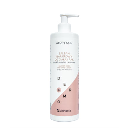 Lotiune corp si maini Vis Plantis, piele uscata, 400ml, alb