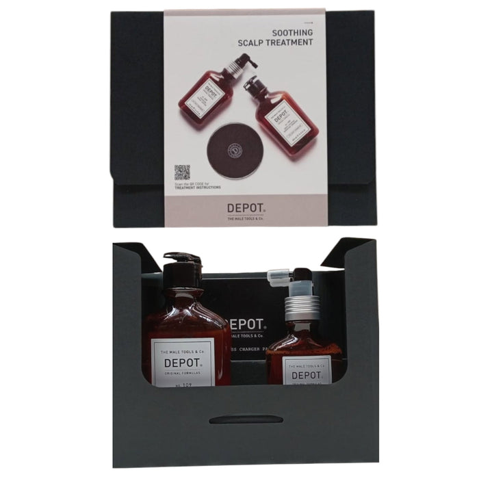 Set Depot tratament calmant pentru scalp No. 209 + șampon calmant No. 109, 100 ml + 250 ml
