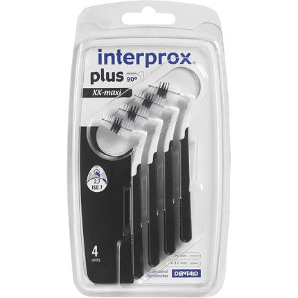 Interprox Interprox Plus Brushes Xxmaxi, Set 4 bucăți, Negru, Alb