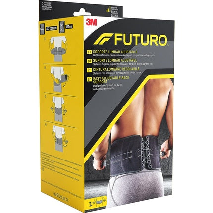 Suport lombar, Futuro, Easy Adjustable, negru
