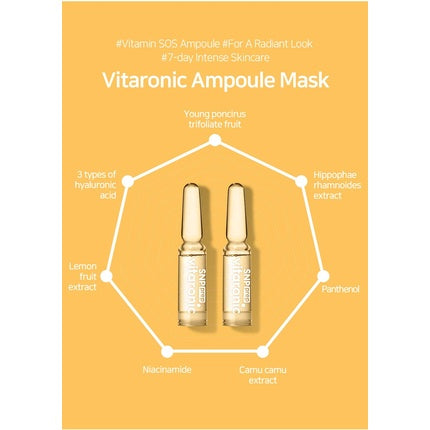 Ampoule Snp, Vitaronic, efect hidratant, set 7 fiole