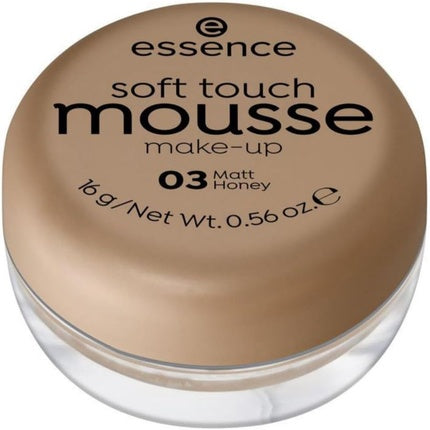 Fond de ten mousse Essence Soft Touch Mousse Makeup 03 Matte Honey 16g