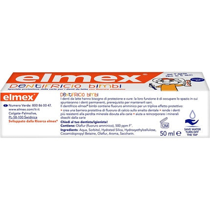 Pasta dentară Elmex Enamel Protection Infantil, 50ml