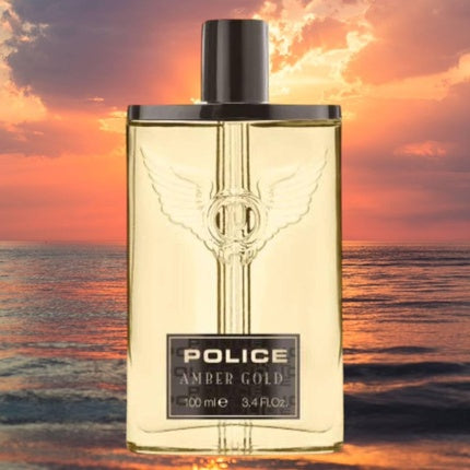 Set Cadou Parfum, Police, Amber Gold, 100 ml