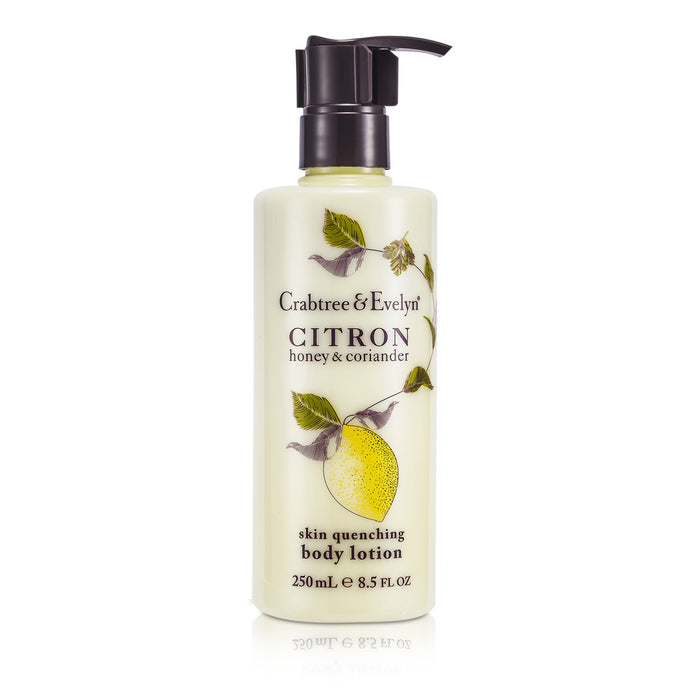 Loțiune de corp Crabtree & Evelyn Citron, Honey & Coriander, revitalizantă, pentru utilizare zilnică, 250 ml