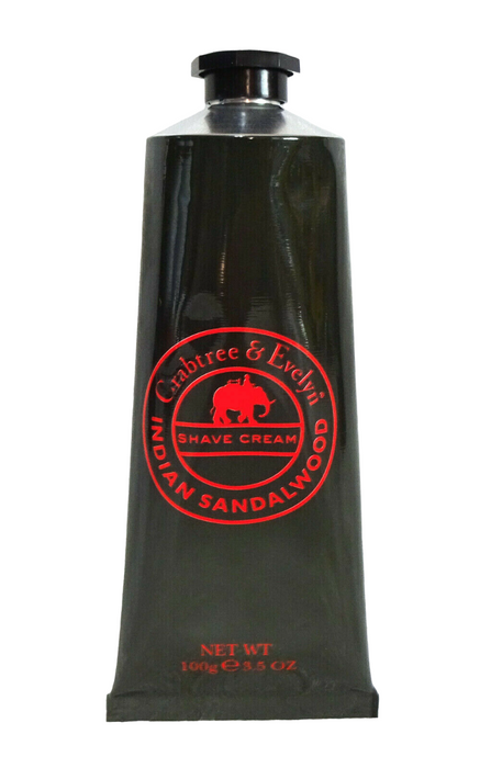 Cremă de ras Crabtree & Evelyn Indian Sandalwood, pentru bărbați, 100 g