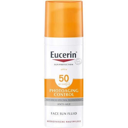 Fluid protectie solara fata, Eucerin, SPF 50, 50 ml