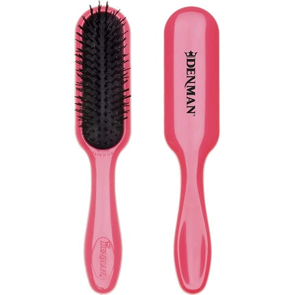 Perie De-detangling Denman D90 Mini Roz pentru Păr Umed și Uscat