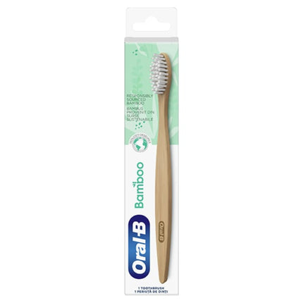 Periuță de dinți Oral-B Bamboo, naturală și sustenabilă