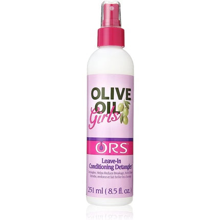ORS Olive Oil Girls Leave-In Conditioning Detangler, Alb-Roz, 250ml