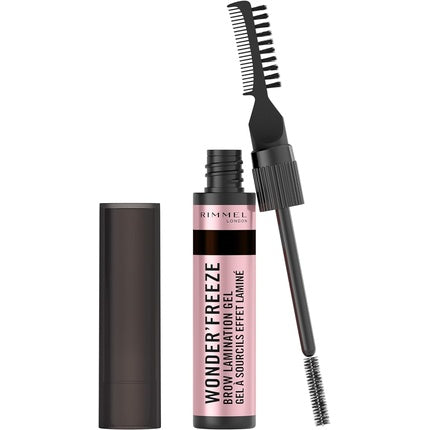 Gel laminare sprâncene, Rimmel, Wonder'Freeze, maro mediu