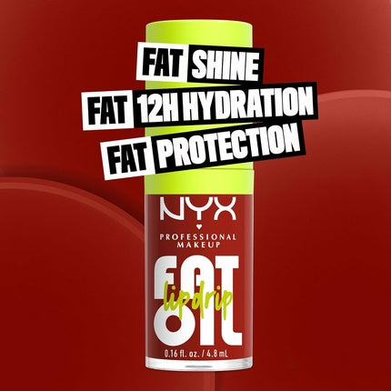 Lip Gloss NYX Fat Oil Lip Drip, roșu, vegan