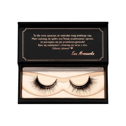 Leos Dream False Eyelashes 1 Pair, negru