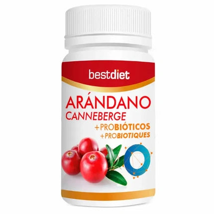 Supliment alimentar cu probiotice, Best Diet, Afine și Canneberge, 30 Capsule