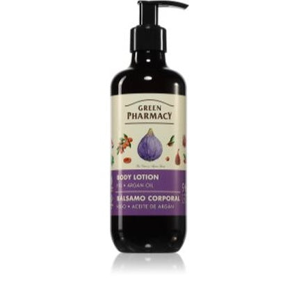 Balsam corporal Green Pharmacy cu smochine și ulei de argan, 400 ml, ambalaj cu pompă
