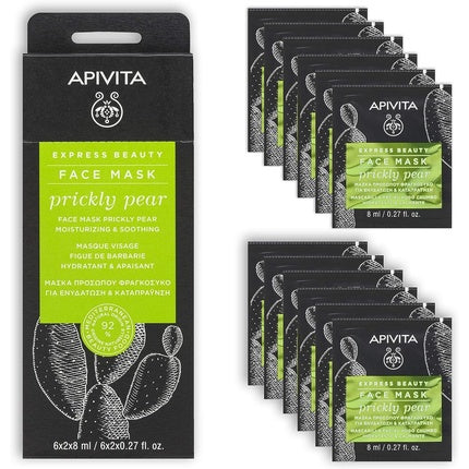 Masca fata, Apivita, Prickly Pear, 8ml