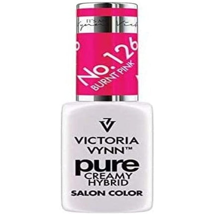 Lichid de unghii Victoria Vynn Pure Creamy Hybrid No. 126 Burnt Pink, culoare roz arsă