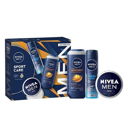 Set Cadou Deodorant Nivea Men Sport Care - 5 produse, ambalaj albastru