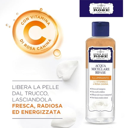Apă Micelară cu Uleiuri și Vitamina C, Acqua Alle Rose, 200ml