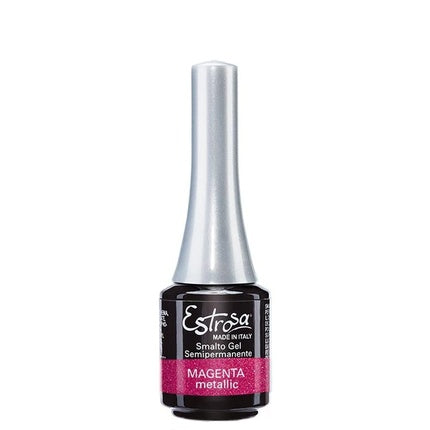 Lac de unghii gel, Estrosa, Semipermanent, Magenta Metallic
