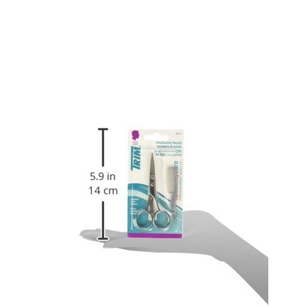 Foarfece si Pieptene Barba, Trim, inox
