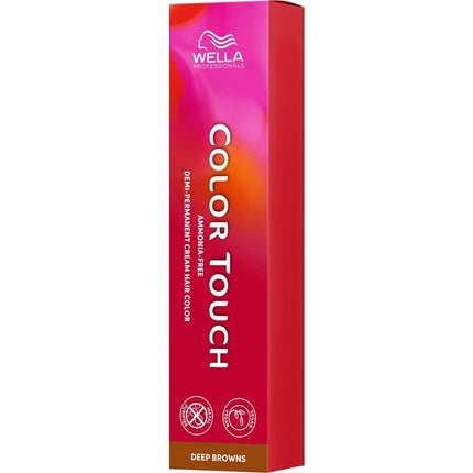Vopsea de păr Wella Color Touch, 80 g, brun închis
