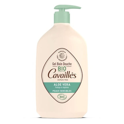 Gel de duș Rogé Cavaillès Bio cu Aloe Vera pentru piele sensibilă, 1L
