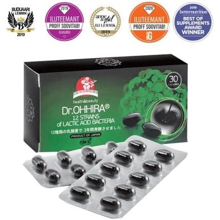 Supliment alimentar Dr. Ohhira 12 Strains of Lactic Acid și Mineral Complex, 30 Capsule