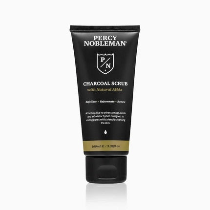 Scrub facial, Percy Nobleman, 100 ml, carbon