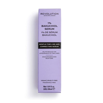 Ser revoluție, Makeup Revolution, 1% Bakuchiol, 30ml
