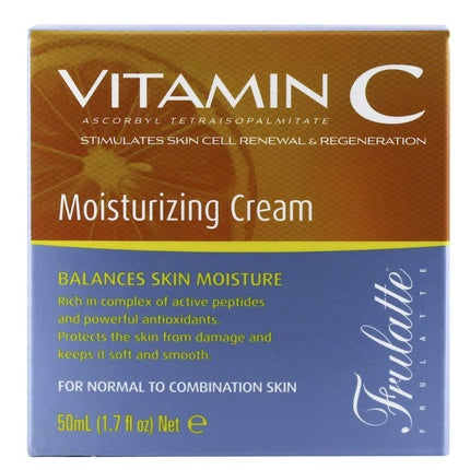 Cremă hidratantă Frulatte, Vitamin C, portocaliu, 50ml