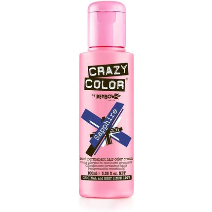 Vopsea de păr, Crazy Color, nuanța Sapphire, 100ml