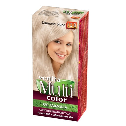 Vopsea de păr Multicolor Verita Diamond Blonde 12.8, 0% Amoniac, 110 g