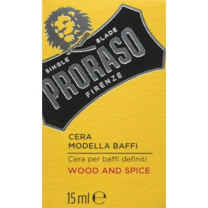 Ceară de mustață, Proraso, Wood and Spice, 15ml